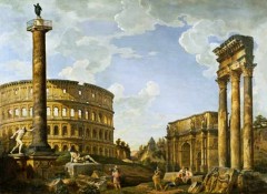 Coliseum Landscape by Giovanni Paolo Panini