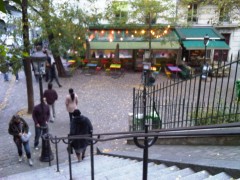A café in Montmartre