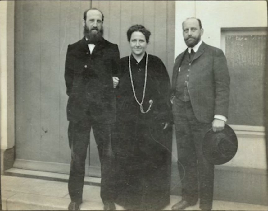 Leo, Gertrude, and Michael Stein...
