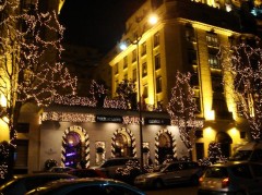 The Four Seasons Hotel George V Paris... at Christmas...