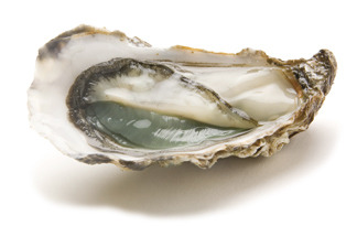 The delectable tear-drop shaped "huître"...