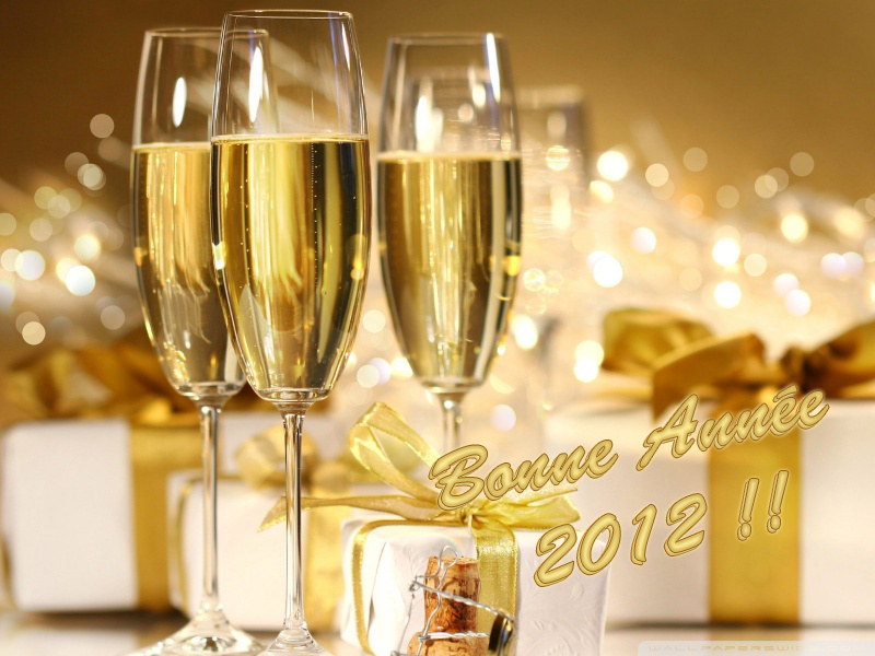 "Bonne Année 2012"...