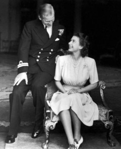 Princess Elizabeth and Prince Philip - a few weeks before their marriage...