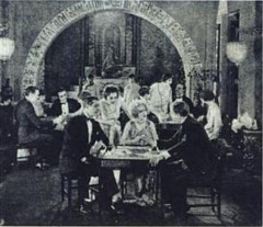 The English aristocracy supremely enjoying the Mahjong game...