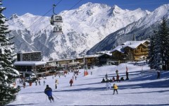 Skiing in Courchevel