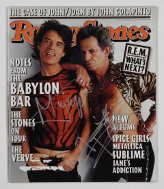 Mick Jagger and Keith Richards... on the cover of Rolling Stone magazine...