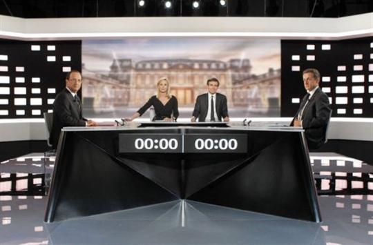 The Sarkozy-Hollande presidential election debate...