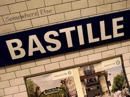 Bastille metro station... 