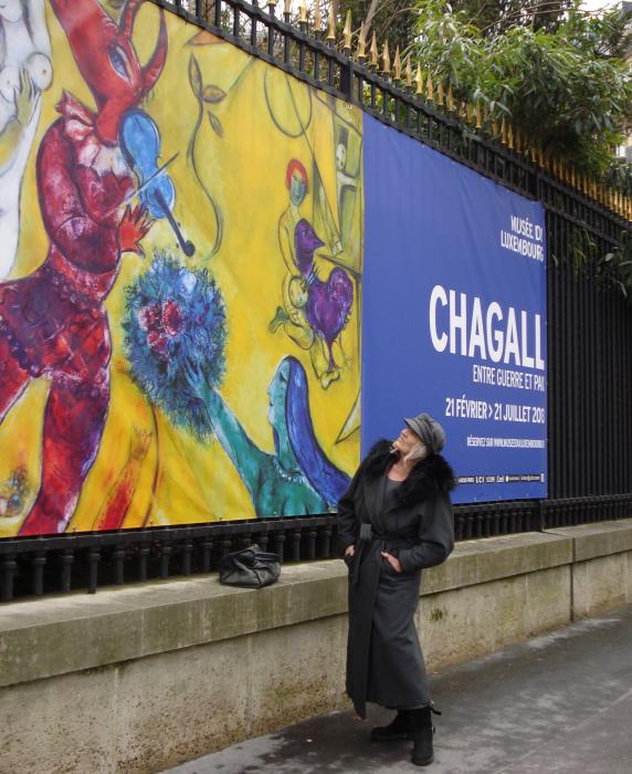Chagall exhibition at the Musée du Luxembourg...