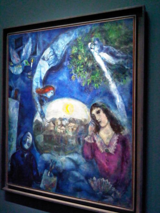 "Autour d'elle" by Marc Chagall, 1945...