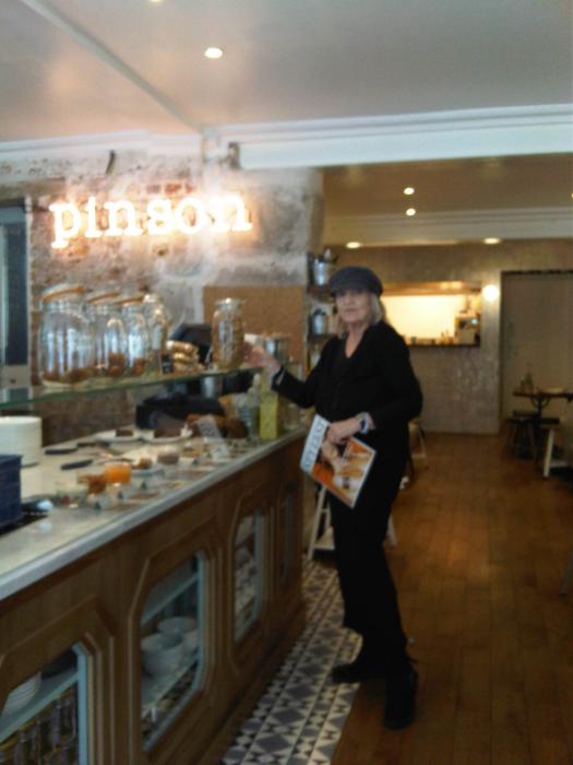 At Café Pinson...