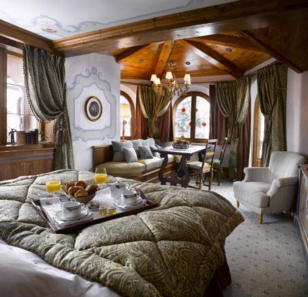 A Suite at "Les Airelles" hotel in Courchevel...