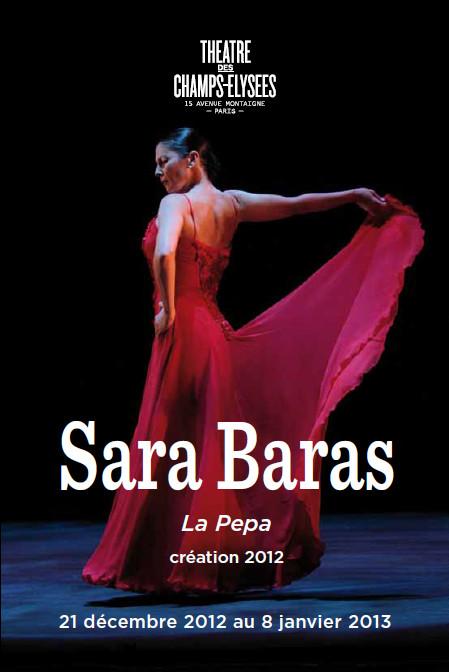Sara Baras, La Pepa... at the Théâtre des Champs-Elysées...