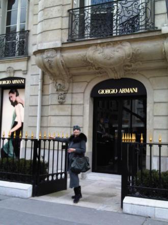 Giorgio Armani's new boutique...