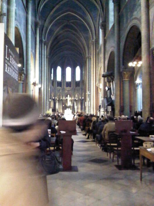Inside the Church de Saint-Germain-des-Près...