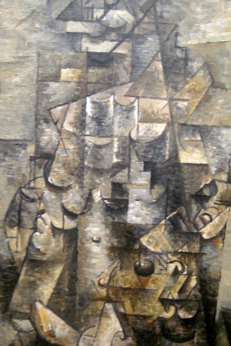 "Man with a guitar"... by Braque...