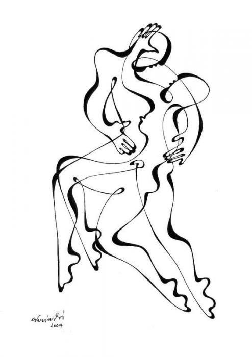 Hommage à Rodin - Le baiser by Edita Varinska...